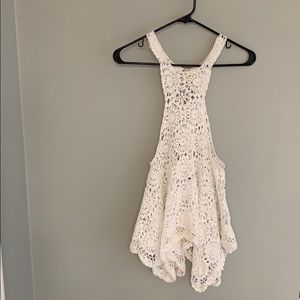Crochet top or swim suit cover